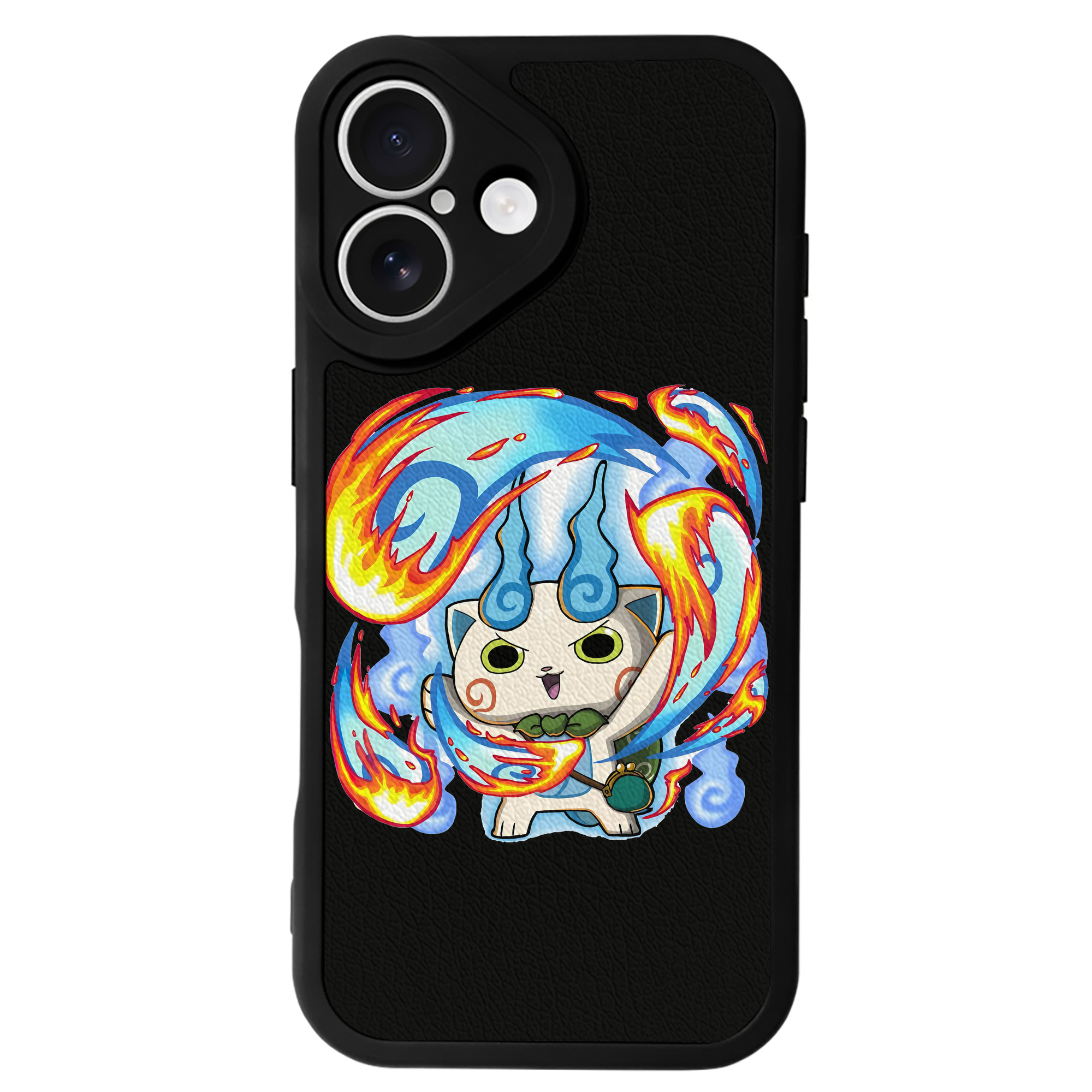 （画像用） 妖怪ウォッチ Yo-kai Watch 【iPhone 16シリーズ対応】シリコンスマホケース（レザー調） 材質：シリコン